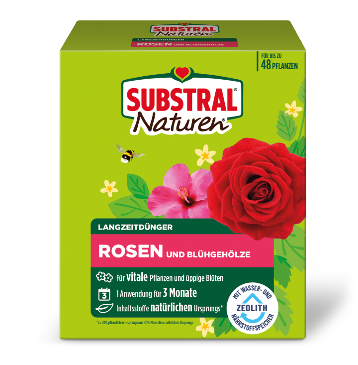 SUBSTRAL Naturen Langzeitdünger Rosen und Blühgehölze